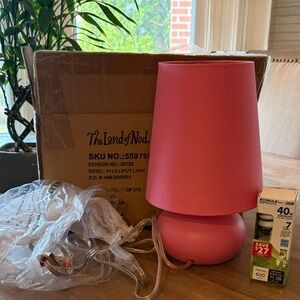 The Land of Nod Pink Lamp Shade